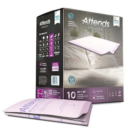 Attends Premier Underpad, 30 X 36 Inches, 60PK ALI-UP3036